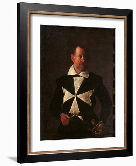 Portrait of Alof De Wignacourt-Caravaggio-Framed Giclee Print