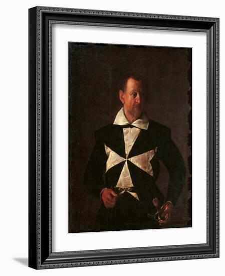 Portrait of Alof De Wignacourt-Caravaggio-Framed Giclee Print