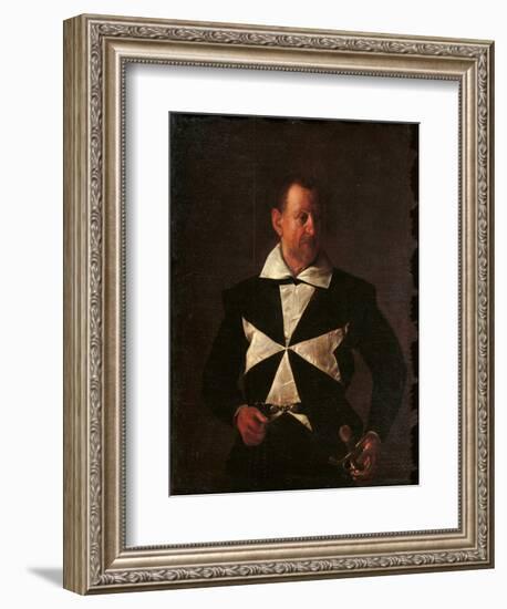 Portrait of Alof De Wignacourt-Caravaggio-Framed Giclee Print