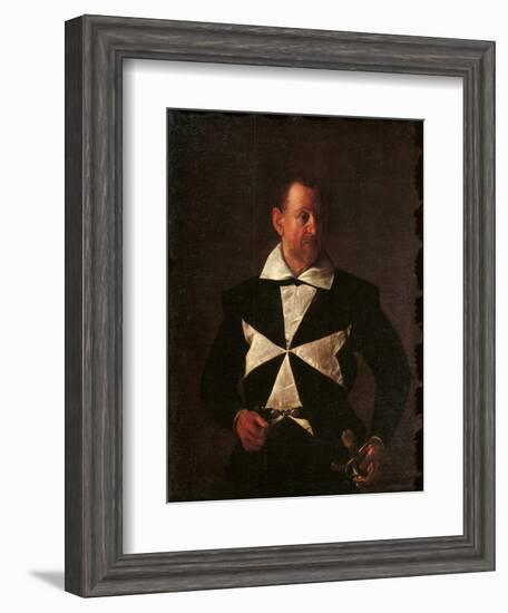 Portrait of Alof De Wignacourt-Caravaggio-Framed Giclee Print