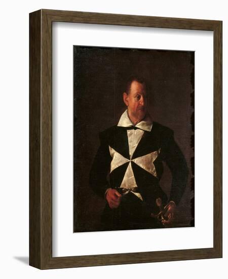 Portrait of Alof De Wignacourt-Caravaggio-Framed Giclee Print