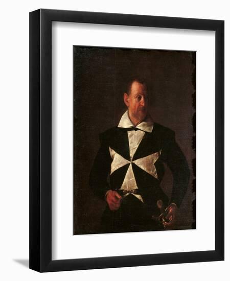 Portrait of Alof De Wignacourt-Caravaggio-Framed Giclee Print