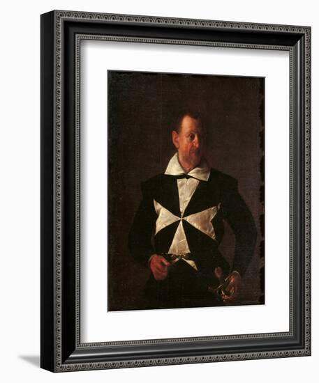 Portrait of Alof De Wignacourt-Caravaggio-Framed Giclee Print