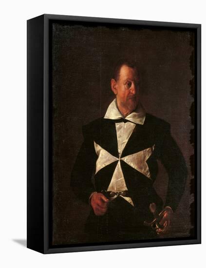 Portrait of Alof De Wignacourt-Caravaggio-Framed Premier Image Canvas