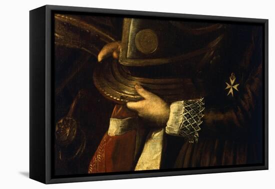 Portrait of Alof De Wignacourt-Caravaggio-Framed Premier Image Canvas