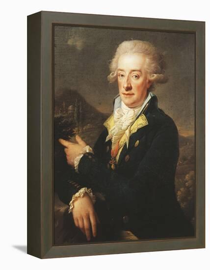 Portrait of Alois I of Liechtenstein-null-Framed Premier Image Canvas
