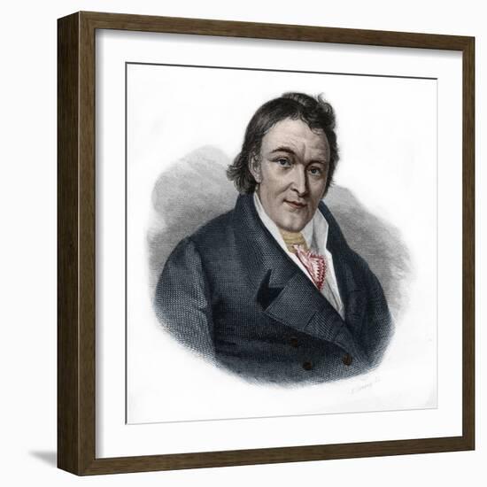 Portrait of Aloys Senefelder (1771-1834) German actor and playwright-French School-Framed Giclee Print