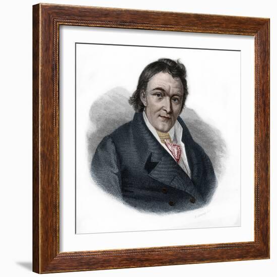 Portrait of Aloys Senefelder (1771-1834) German actor and playwright-French School-Framed Giclee Print