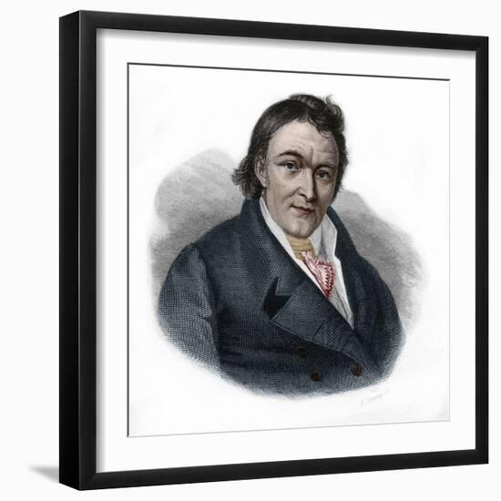 Portrait of Aloys Senefelder (1771-1834) German actor and playwright-French School-Framed Giclee Print