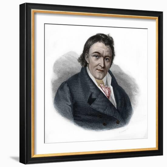 Portrait of Aloys Senefelder (1771-1834) German actor and playwright-French School-Framed Giclee Print