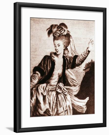 Portrait of Aloysia Weber-null-Framed Giclee Print