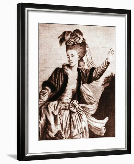 Portrait of Aloysia Weber-null-Framed Giclee Print