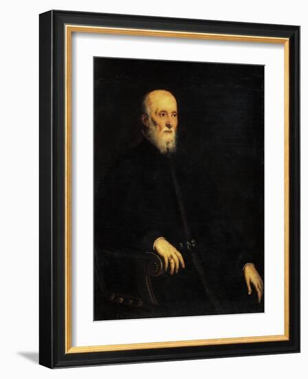 Portrait of Alvise Cornaro, c.1562-65-Jacopo Robusti Tintoretto-Framed Giclee Print