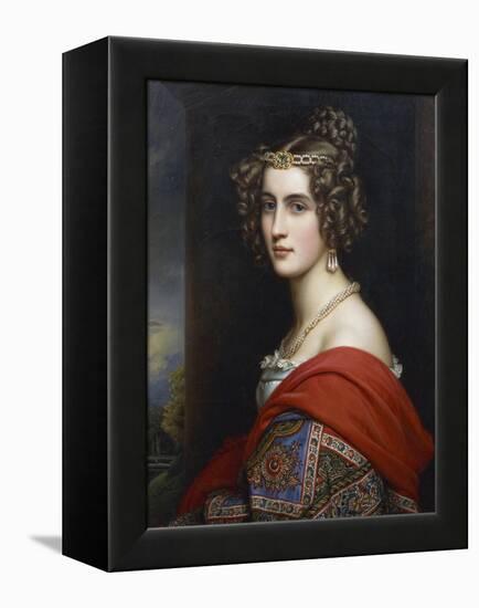 Portrait of Amalia Von Schintling, 1831-Joseph Karl Stieler-Framed Premier Image Canvas