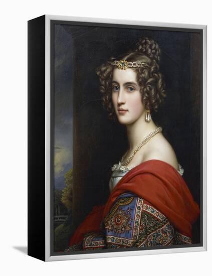 Portrait of Amalia Von Schintling, 1831-Joseph Karl Stieler-Framed Premier Image Canvas