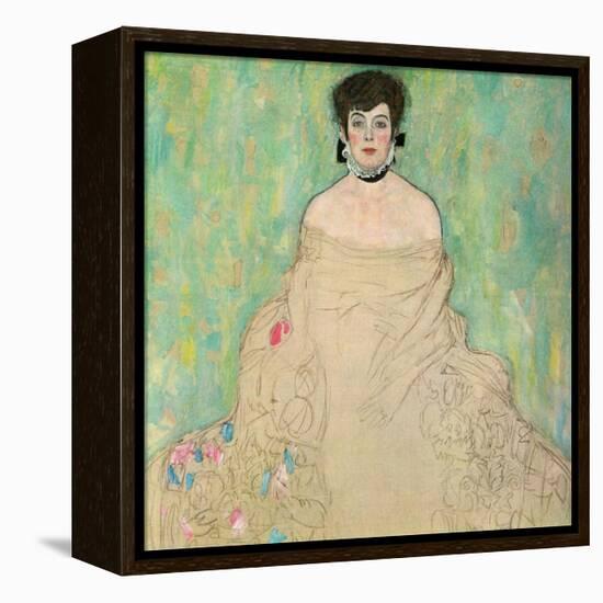 Portrait of Amalie Zuckerkandl, 1917-1918-Gustav Klimt-Framed Stretched Canvas