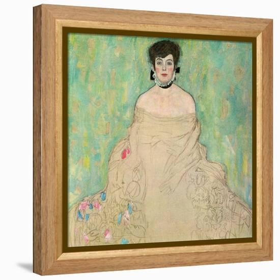 Portrait of Amalie Zuckerkandl, 1917-1918-Gustav Klimt-Framed Stretched Canvas