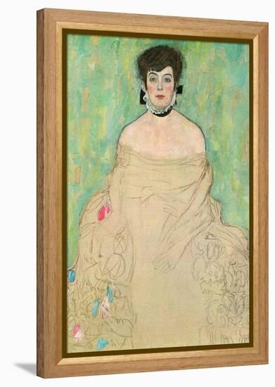 Portrait of Amalie Zuckerkandl-Gustav Klimt-Framed Stretched Canvas