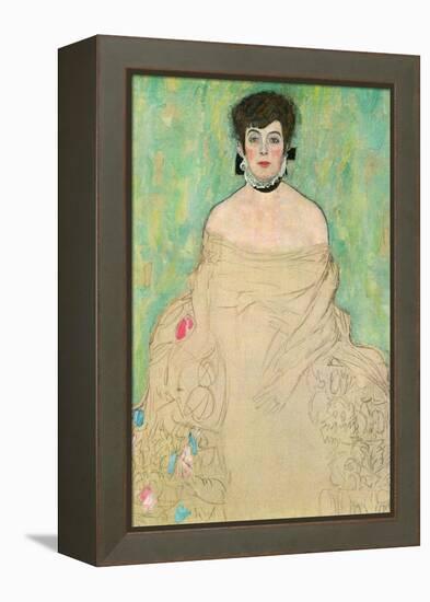 Portrait of Amalie Zuckerkandl-Gustav Klimt-Framed Stretched Canvas