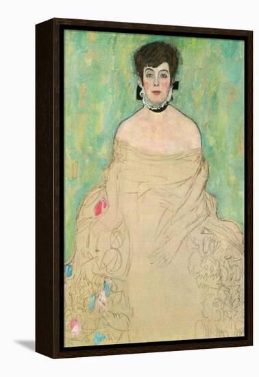 Portrait of Amalie Zuckerkandl-Gustav Klimt-Framed Stretched Canvas