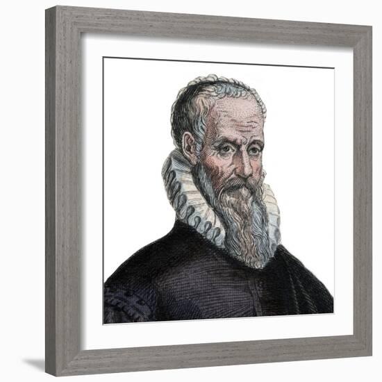 Portrait of Ambroise Pare (1509-1590), French surgeon-French School-Framed Giclee Print