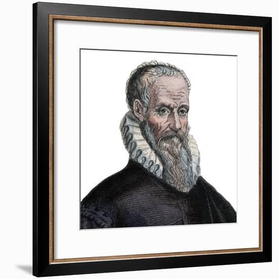 Portrait of Ambroise Pare (1509-1590), French surgeon-French School-Framed Giclee Print