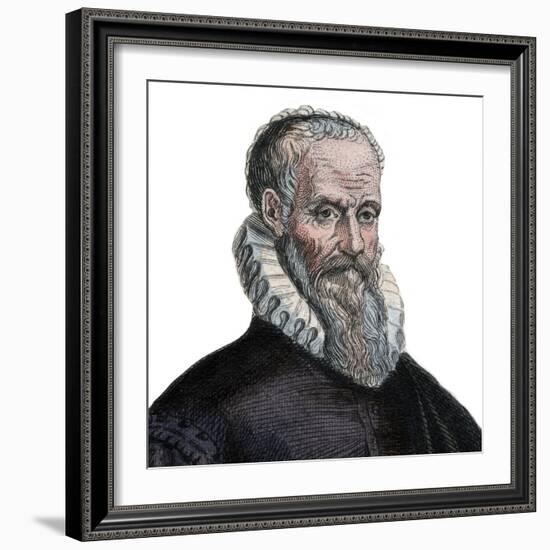 Portrait of Ambroise Pare (1509-1590), French surgeon-French School-Framed Giclee Print