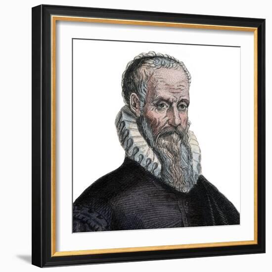 Portrait of Ambroise Pare (1509-1590), French surgeon-French School-Framed Giclee Print