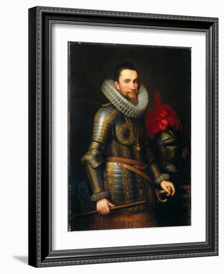 Portrait of Ambrosio Spinola (1569-163), 1609-Michiel Jansz Van Miereveld-Framed Giclee Print