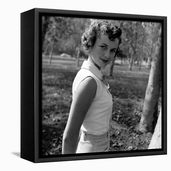 Portrait of American Actress Debbie Reynolds, 1950-Loomis Dean-Framed Premier Image Canvas