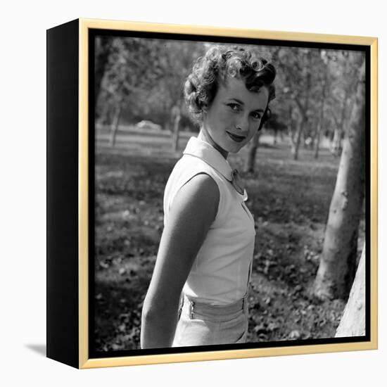 Portrait of American Actress Debbie Reynolds, 1950-Loomis Dean-Framed Premier Image Canvas