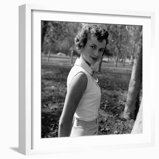 Portrait of American Actress Debbie Reynolds, 1950-Loomis Dean-Framed Photographic Print