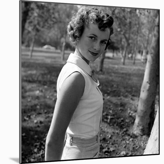 Portrait of American Actress Debbie Reynolds, 1950-Loomis Dean-Mounted Photographic Print