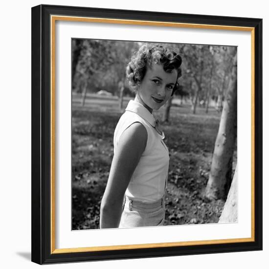 Portrait of American Actress Debbie Reynolds, 1950-Loomis Dean-Framed Photographic Print