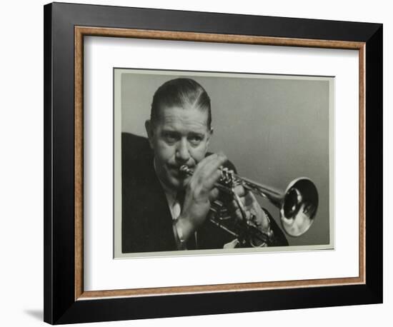 Portrait of American Cornet Player Wild Bill Davison, C1950S-Denis Williams-Framed Photographic Print