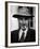 Portrait of American Physicist J. Robert Oppenheimer Wearing a Porkpie Hat and Smoking a Cigarette-Alfred Eisenstaedt-Framed Premium Photographic Print