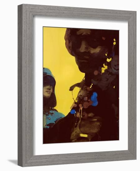 Portrait of an African Female-Daniel Cacouault-Framed Giclee Print