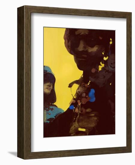 Portrait of an African Female-Daniel Cacouault-Framed Giclee Print