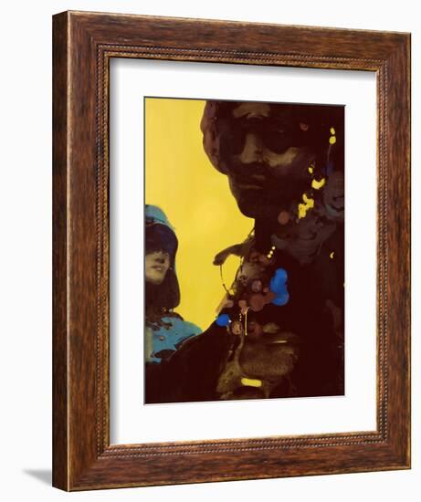 Portrait of an African Female-Daniel Cacouault-Framed Giclee Print