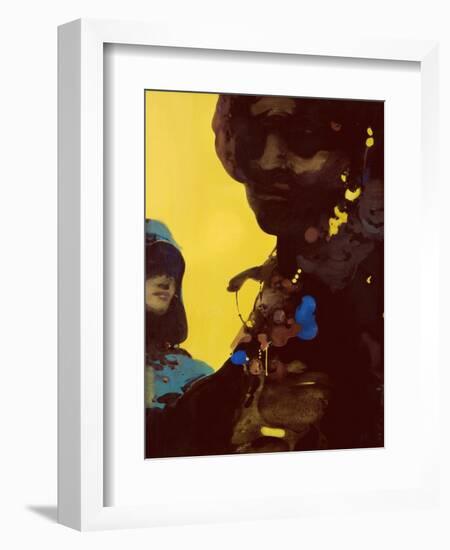 Portrait of an African Female-Daniel Cacouault-Framed Giclee Print