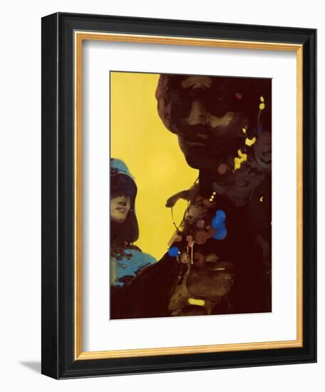 Portrait of an African Female-Daniel Cacouault-Framed Giclee Print