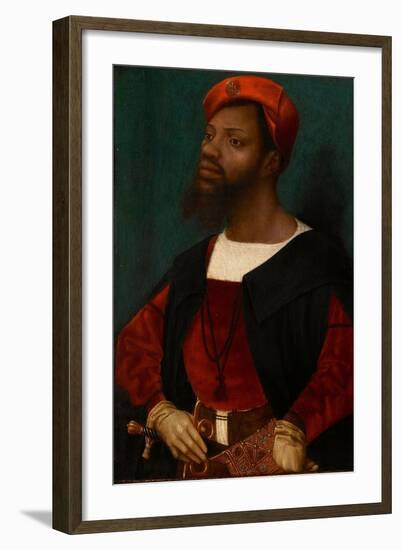 Portrait of an African Man, C.1530-Jan Mostaert-Framed Giclee Print