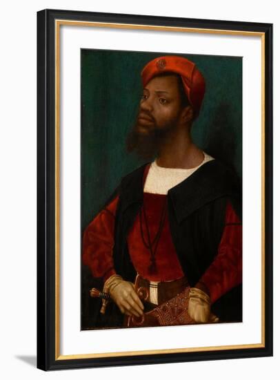 Portrait of an African Man, C.1530-Jan Mostaert-Framed Giclee Print