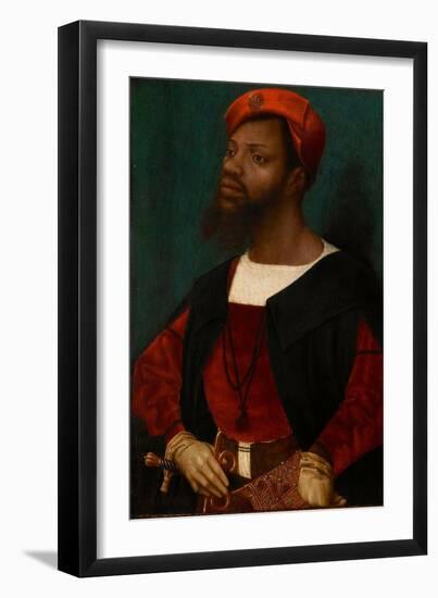 Portrait of an African Man, C.1530-Jan Mostaert-Framed Giclee Print