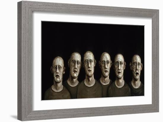 Portrait of an Anxious Man, 1986-Evelyn Williams-Framed Giclee Print