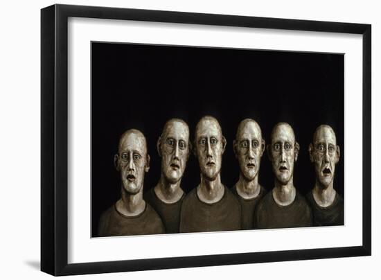 Portrait of an Anxious Man, 1986-Evelyn Williams-Framed Giclee Print