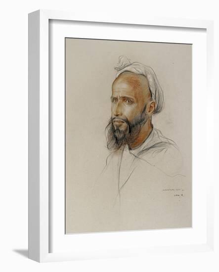 Portrait of an Arab, 1934-Philip Alexius De Laszlo-Framed Giclee Print