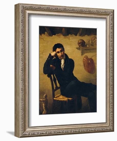 Portrait of an Artist in His Studio-Théodore Géricault-Framed Giclee Print