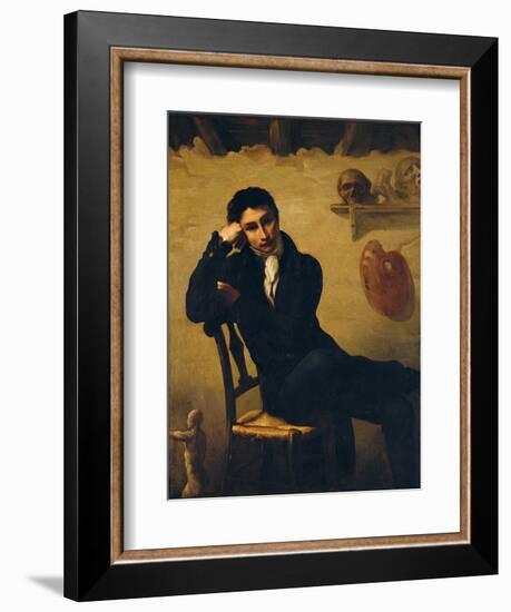 Portrait of an Artist in His Studio-Théodore Géricault-Framed Giclee Print