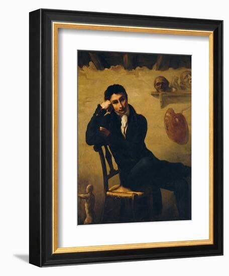 Portrait of an Artist in His Studio-Théodore Géricault-Framed Giclee Print